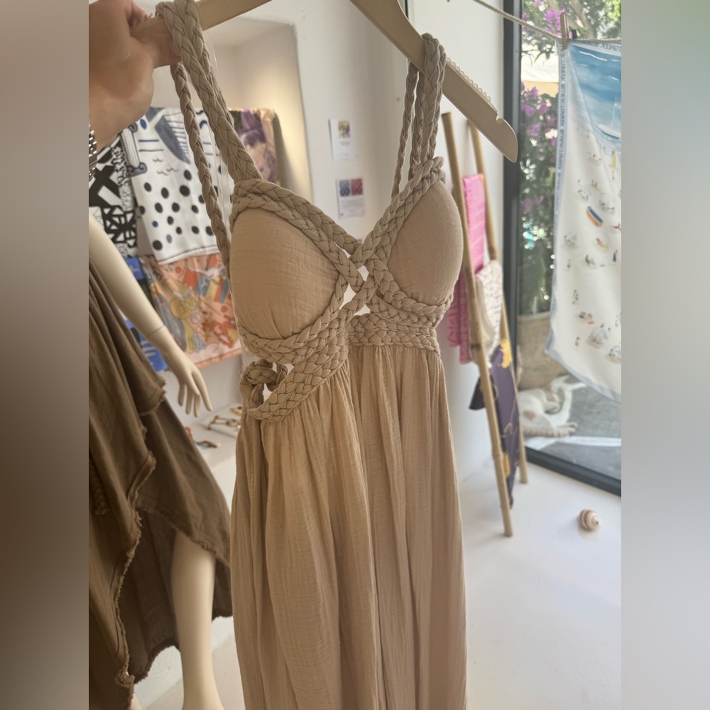 ISO Braided Strap Dress - Picture 1 of 4